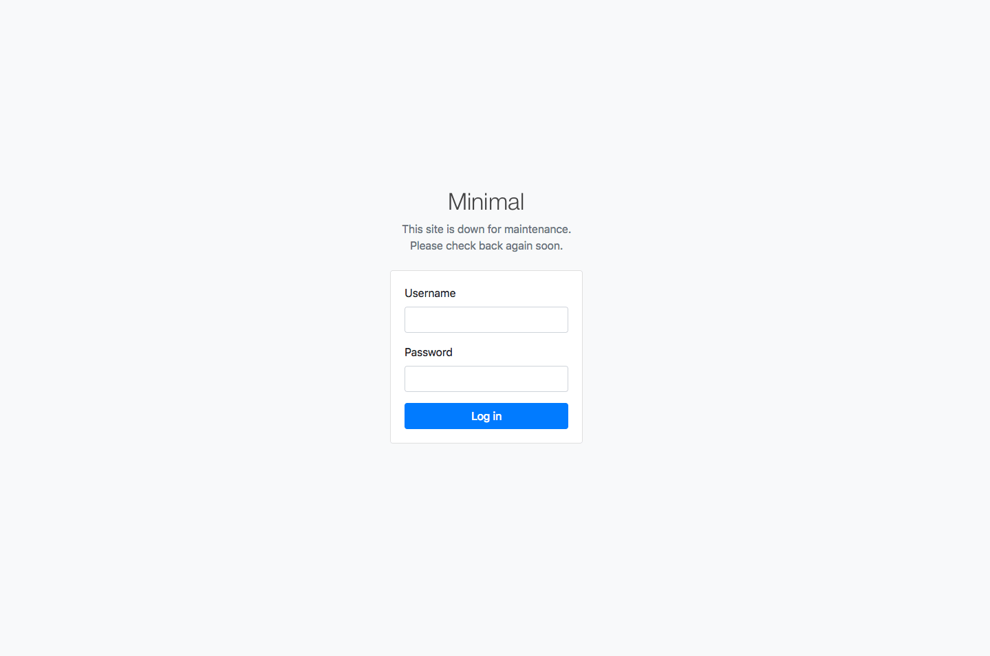 Offline mode screenshot